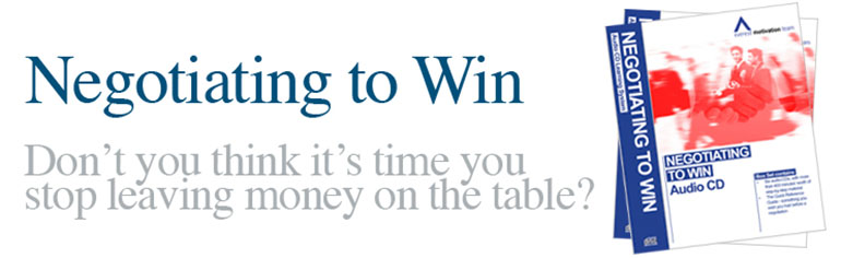 Negotiating To Win™ – Getting the best out of any transaction!